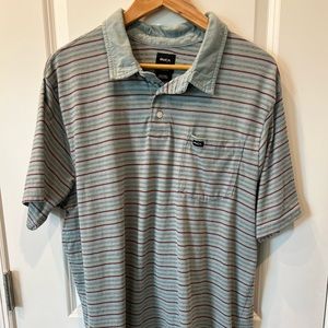 Mens XL  RVCA polo shirt